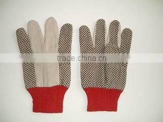pvc dotted glove for construction workers