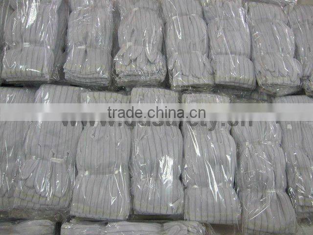 DDSAFETY 2017 Hot Sale With 5Years Experience Nylon Gloves Nylon Stitched With Hem Anti Static Glove