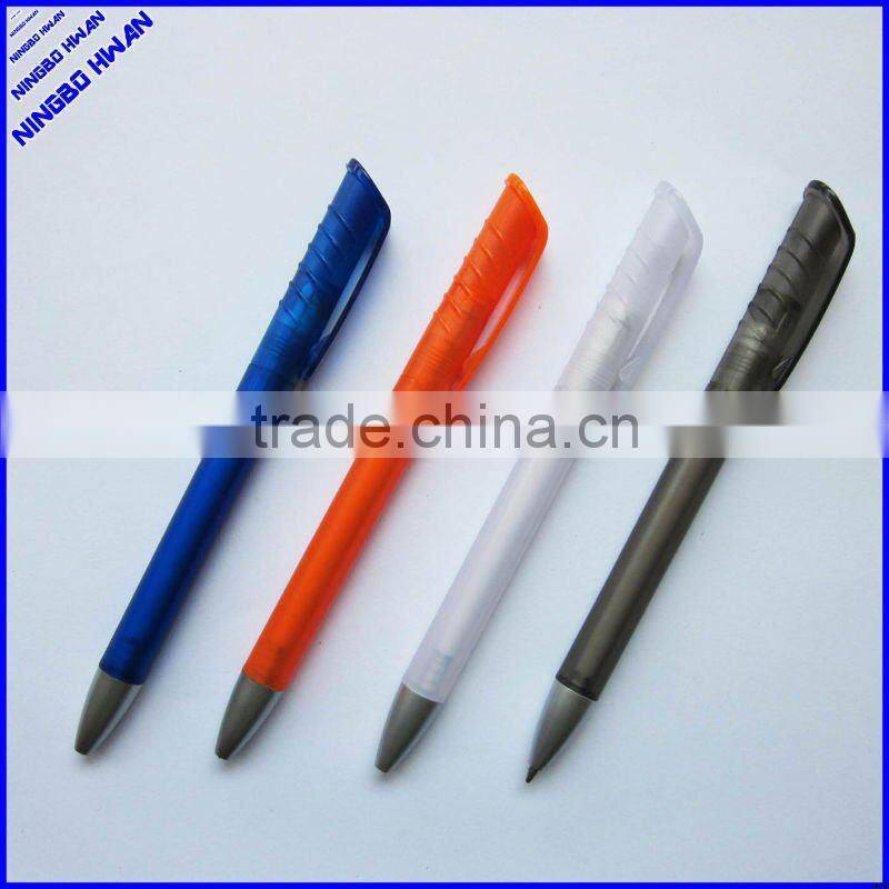 Different colors cheap plastic simple pen for promotion