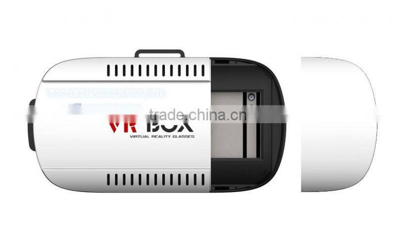 3D VR Box Headset for 3D Video Watching / Virtual Reality Glasses 4.5 - 6 inch with Controller Available