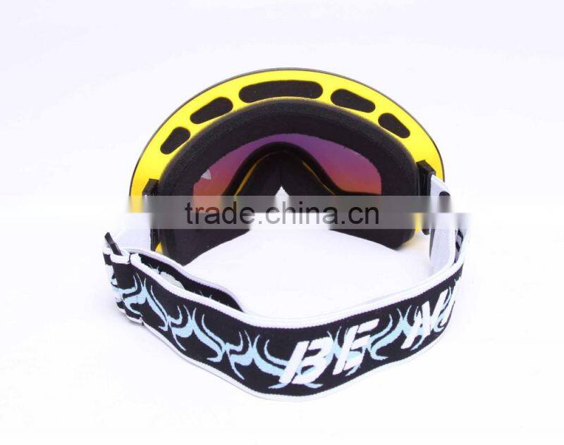TPU flexible frame custom snowboarding goggles, snow boarding goggles, ski glasses