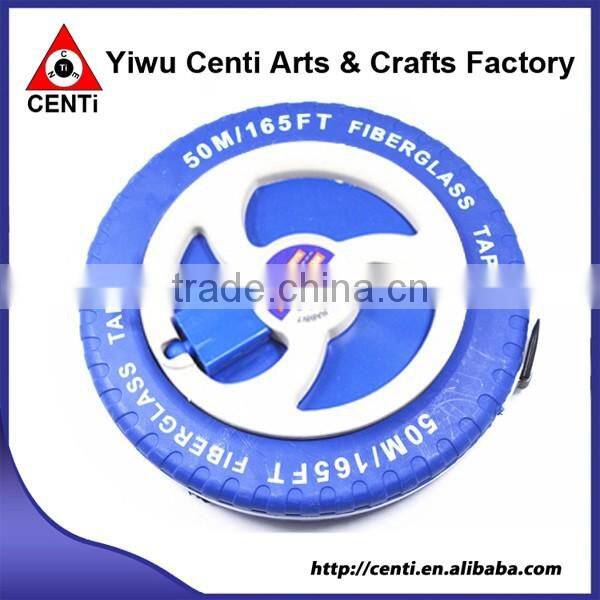Wholesale Cheap 50m 165feet Fibre Glass Measure Tool Fibreglass Tape Measure