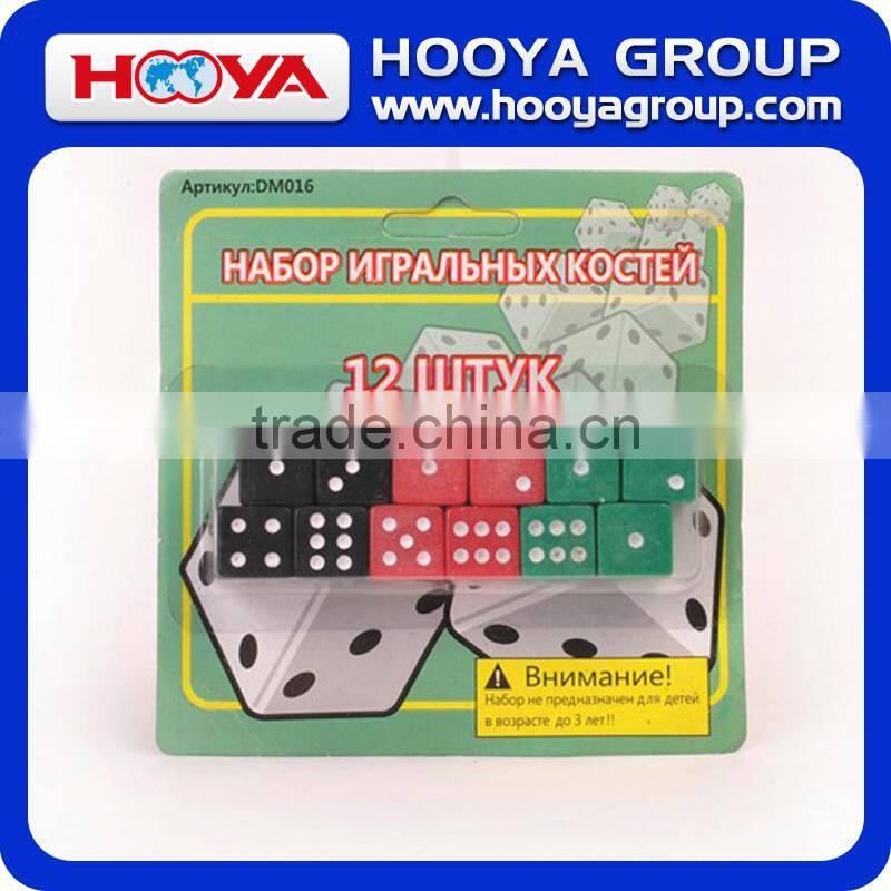 plastic dice / poker dice / games dices