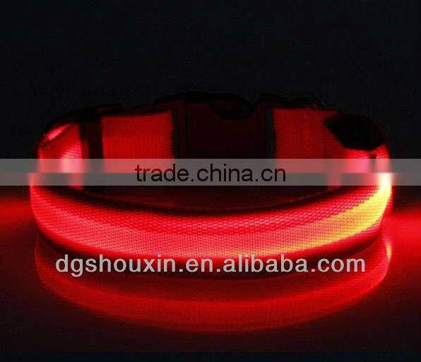 Colorful fashing led light collar