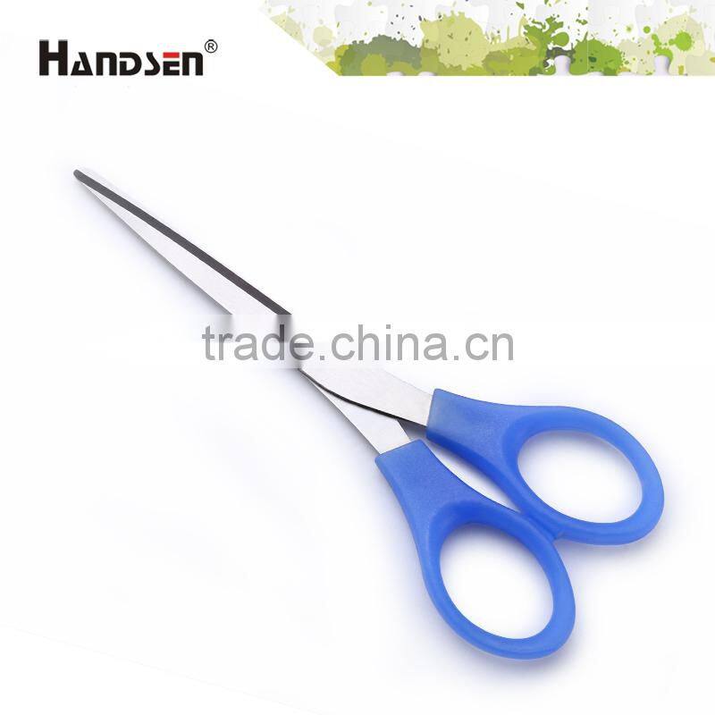 cheap lightweight PP plastic handle 6-1/2" scissors