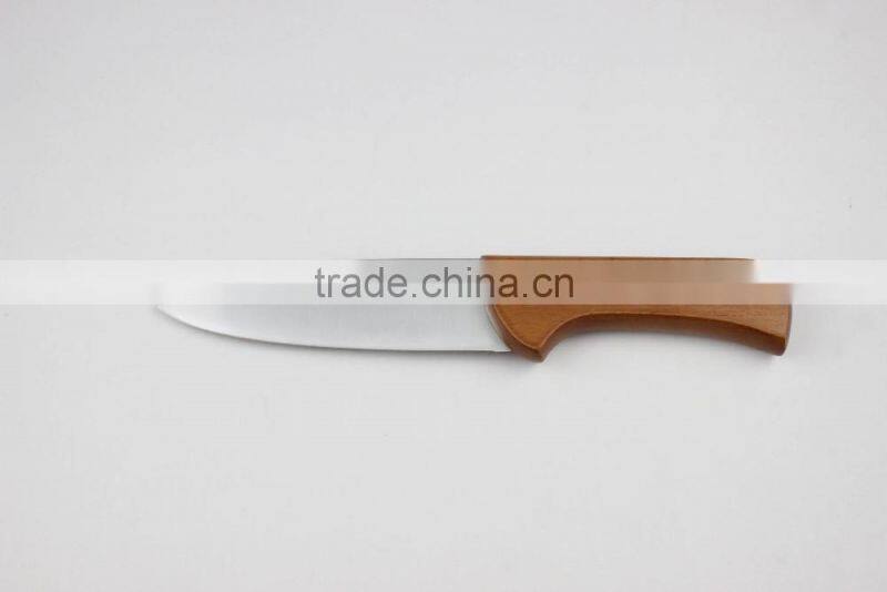 549-106 6" stainless steel kitchen knife with wooden handle