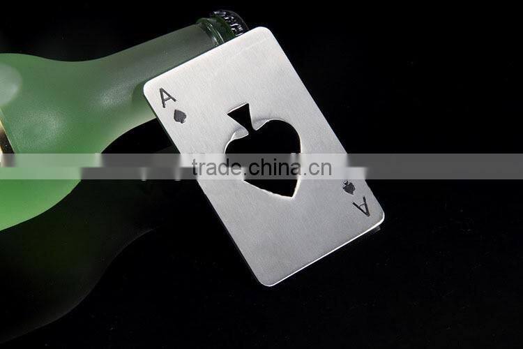 Poker Playing Card Bar Tool Soda Beer Bottle Cap Opener Gift Wholesale