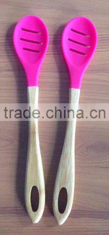 New bambu kitchen utensils with silicone