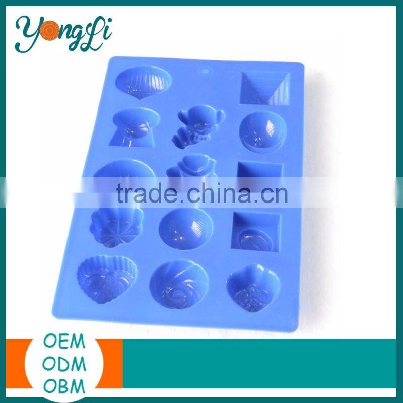 Lemon, Raisins Strawberry Shaped Cake Silicone Mould