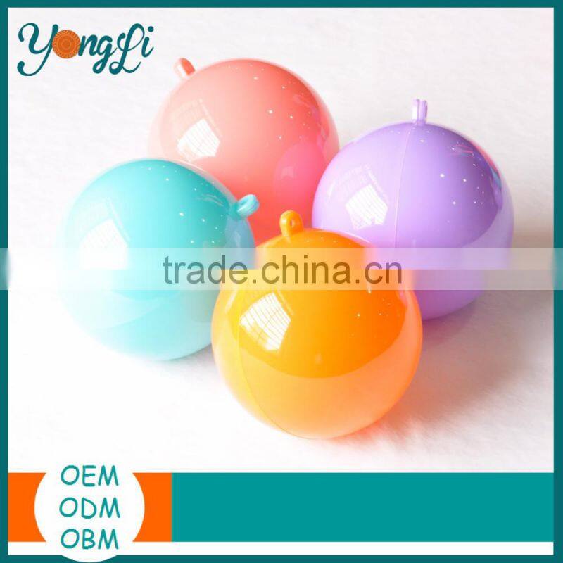 Wedding Decoration 70mm Plastic Solid Colored Ball