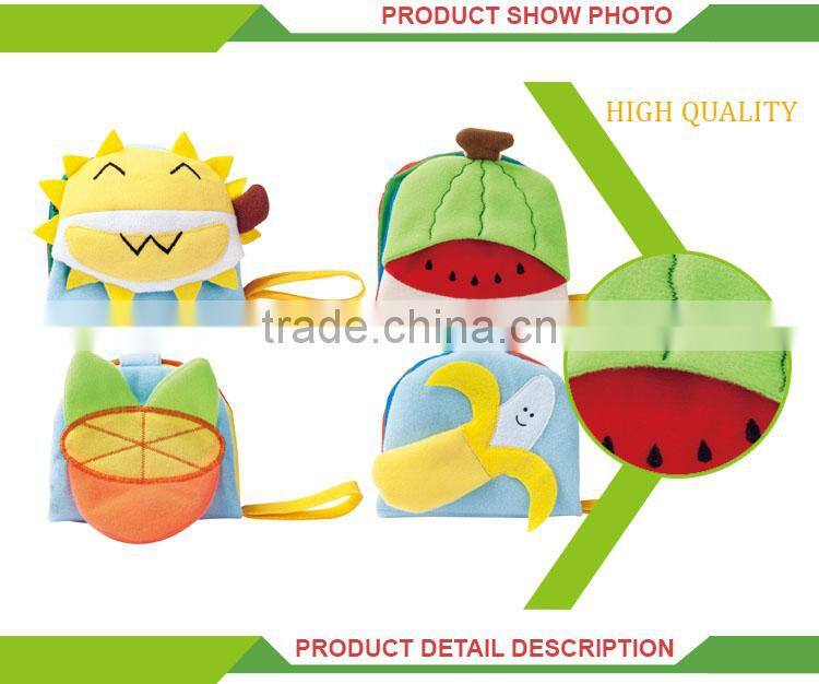 Newest product educational cloth book for baby
