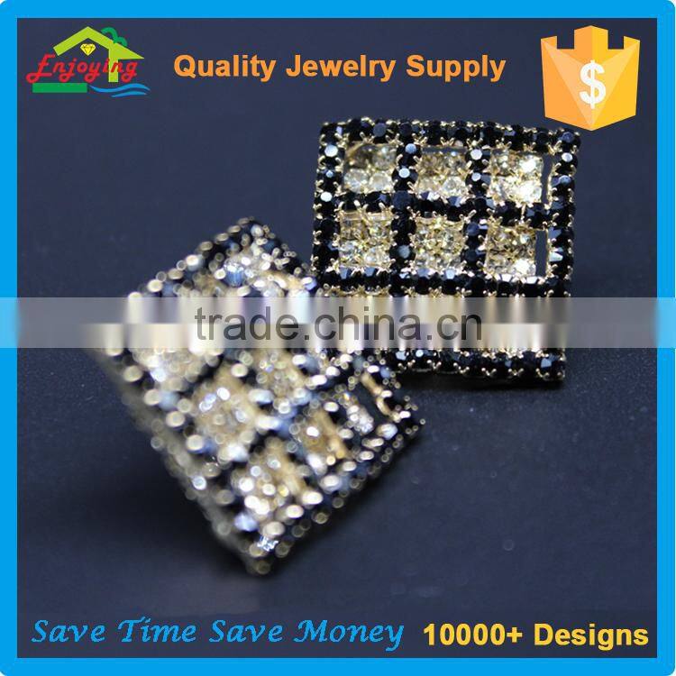 Wholesale 925 sterling silver beautiful cz stone stud earring designs for women