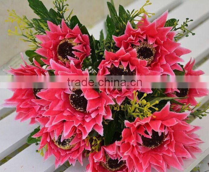 Wholesale artificial flower bouquet of home decoration