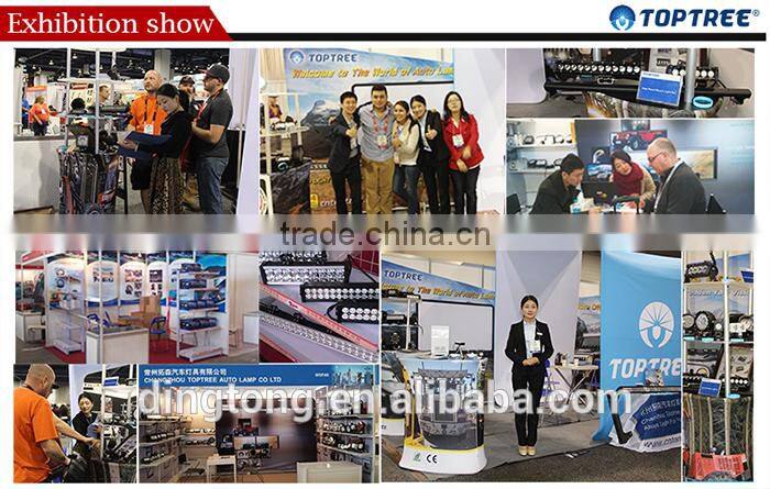 Waterproof ip68 truck trailer round rear lights 12v 24v led tail rear stop lamp