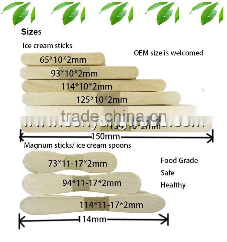 birch wooden engraved logo branding popsicle sticks