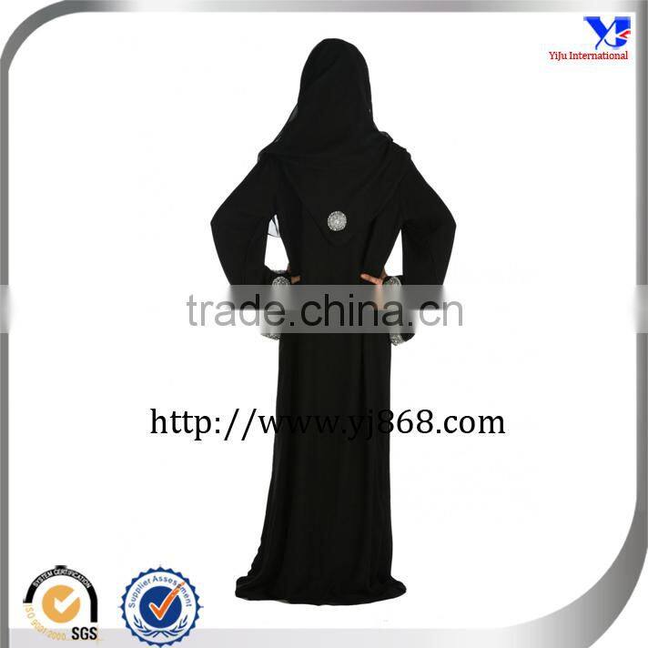 Black color beautiful Islamic style dubai abaya