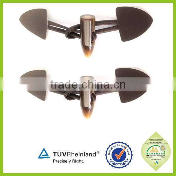 leather string stopper cord end