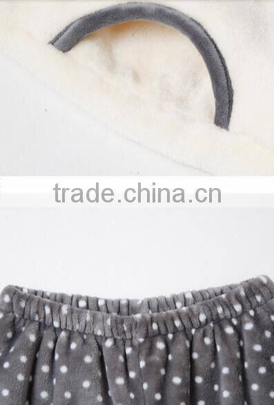 Newest pajama woman winter turkey,women sleep wear with coral fleece fabric