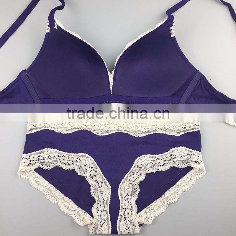 Hot Sexy Girls Underwear Bra and Panty Set Seam Mature Women Lingerie Underwear