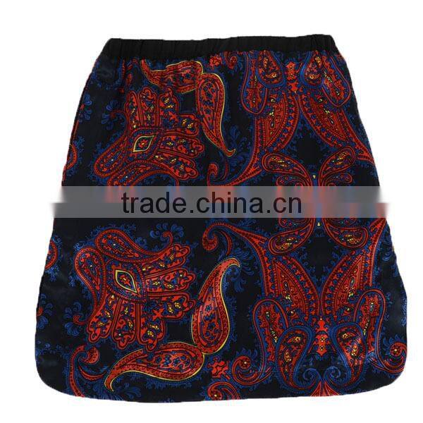 best selling A-line flower print back zipper adult fluffy tutu skirt for women