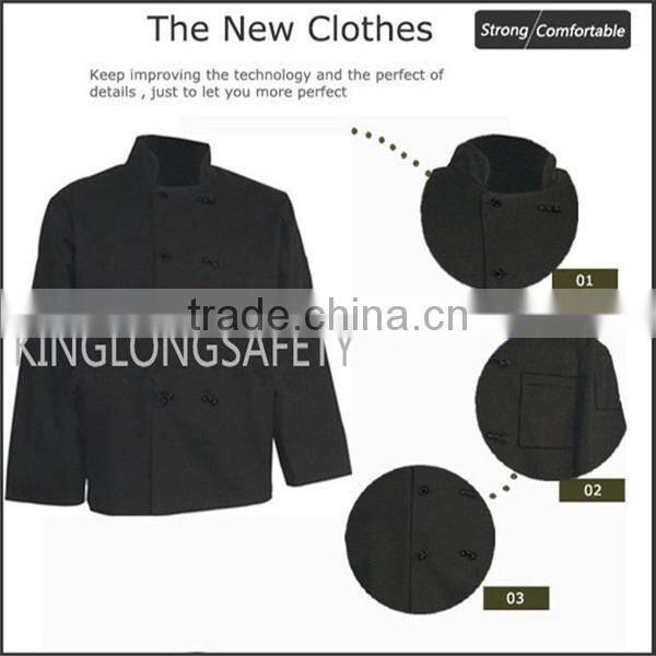 2016 Hot Sale High Quality half sleeve chef jacket chef uniform