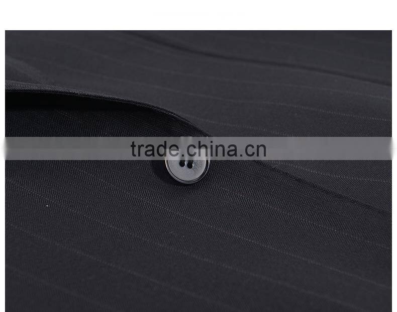 Wholesale Custom Stylish Fashion Coat Design Black Casual Suit For Men