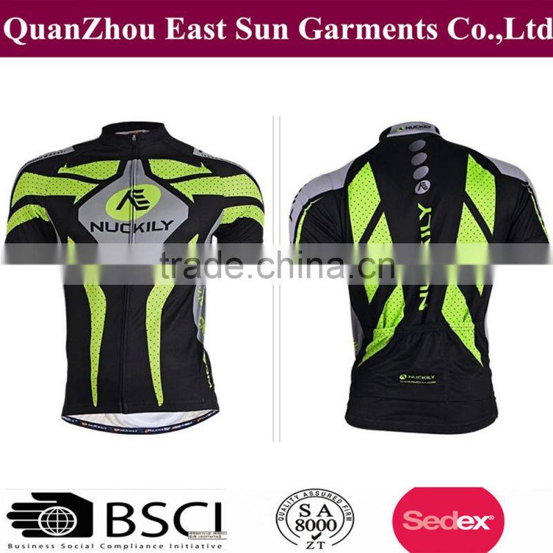 sublimation cycling jersey custom short sleeves bicyle jersey