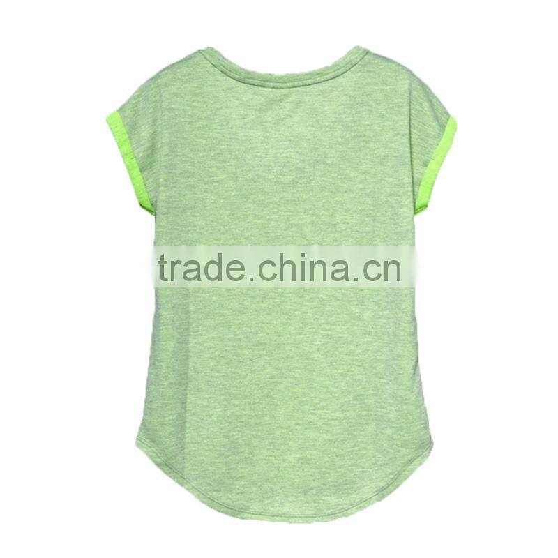 ladies cheap print tshirt100%bamboo fiber tshirt cheap wholesale tshirts