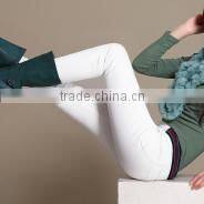 White color slim ladies' sexy tight leggings