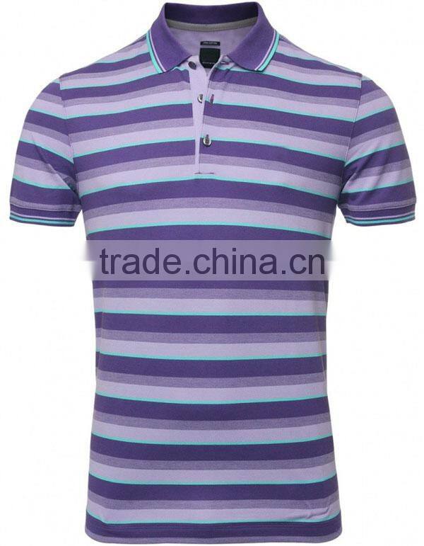 xxxl knit collars for stripe polo shirt