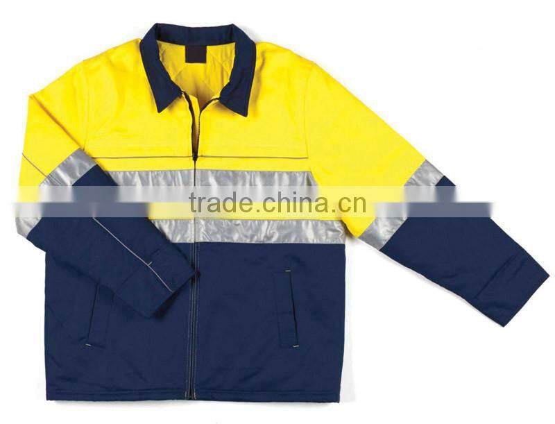 High Quality Wholesale Mens Coverall Reflective Safety Hi Vis Workwear