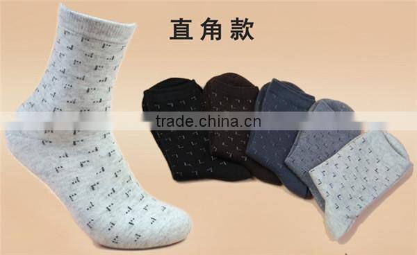 Black men's socks cotton sock