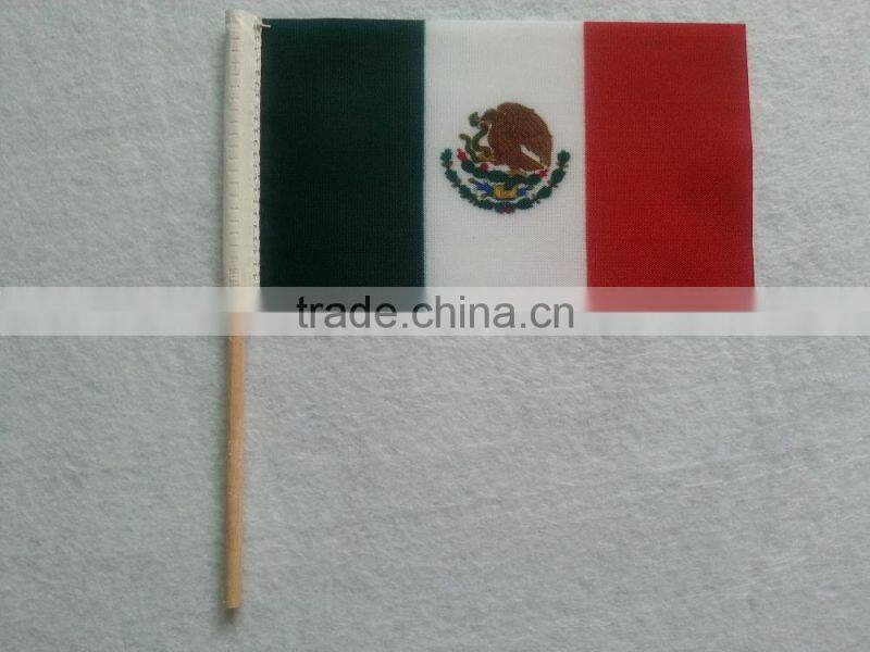color printing hand flag