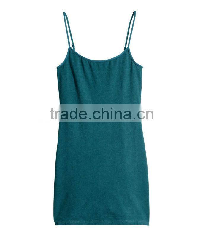 Ladies Tank Top with Adjustable Shoulder Straps