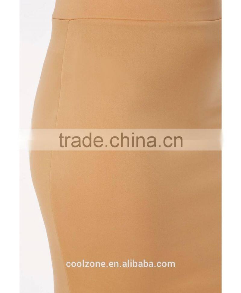 Plus size bodycon fit midi skirt wholesale ladies skirt fashion 2015