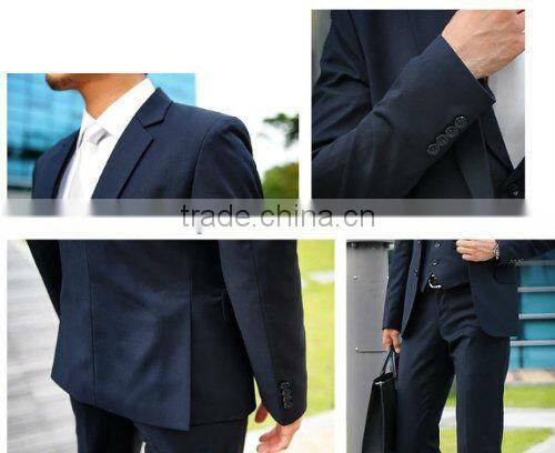 2013 ployester&rayon business mens suit custom design