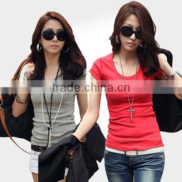 Hot sale T Shirt Design Fashion Ladies T Shirts Teen Top Fashion Girl T Shirt