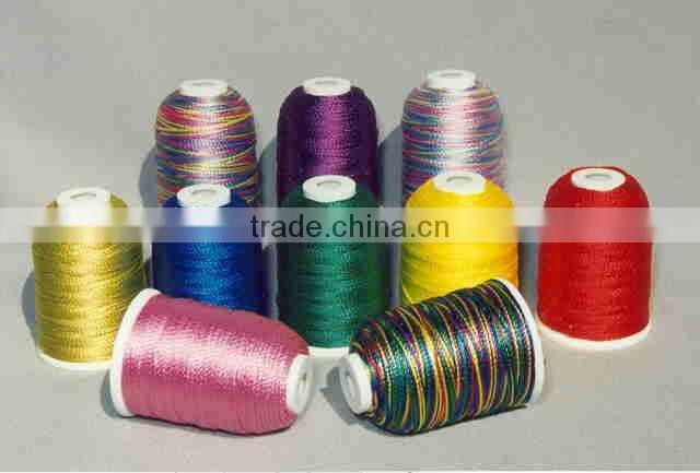 china cheap fluorescent embroidery thread of good quality