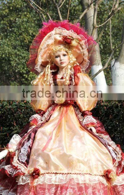 Dubai Dragonmart 2005 Ceramic Doll Porcelain Doll ,Iran Saudi,Arabic Fashion