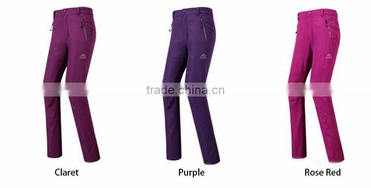 Comfortable Sportwear Waterproof Windproof women Hiking Pants
