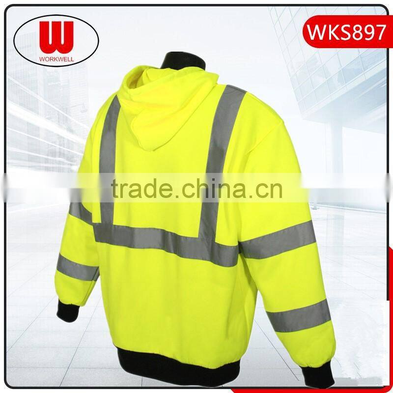 Long sleeve outdoor zipper hoodie workwear