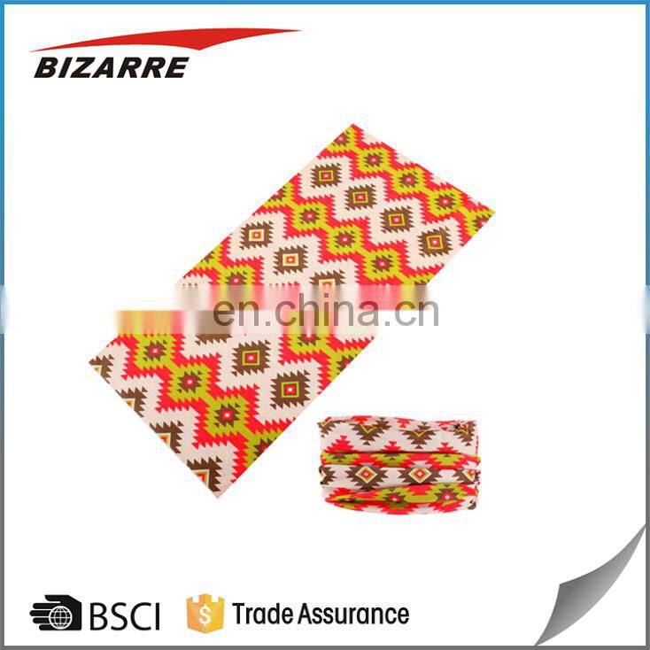 High moisture wicking custom face bandana multifunction