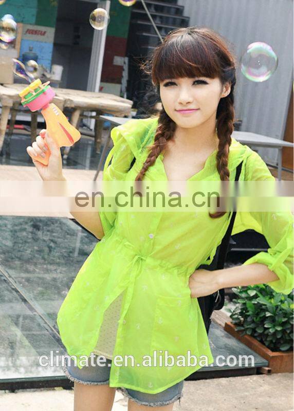 2014 sun protection overcoat for ladies