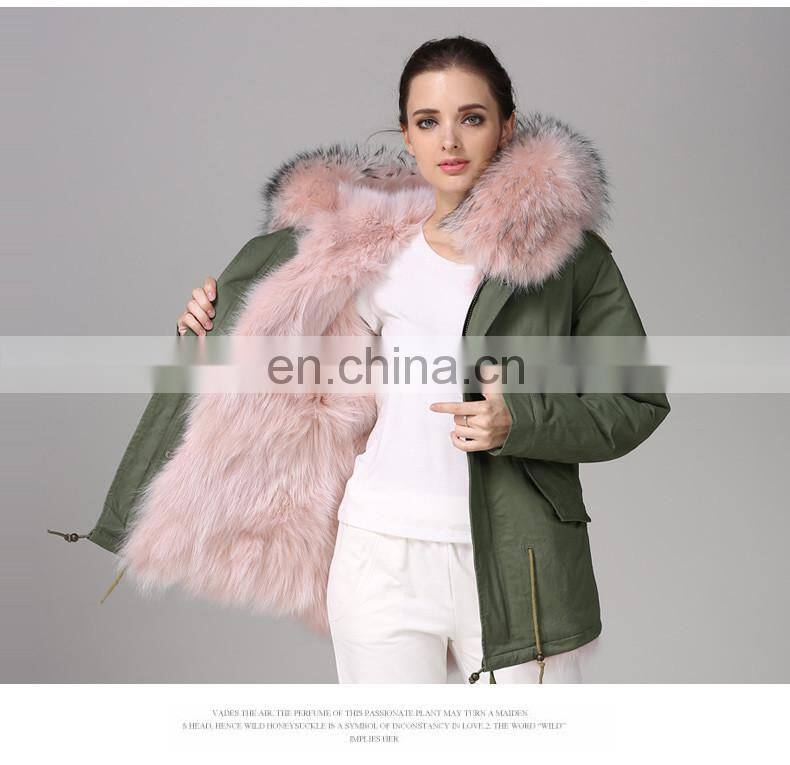 International Trendy Pelzjacken Women Winter Wear Short Coats, Top Quality Pelzmantel