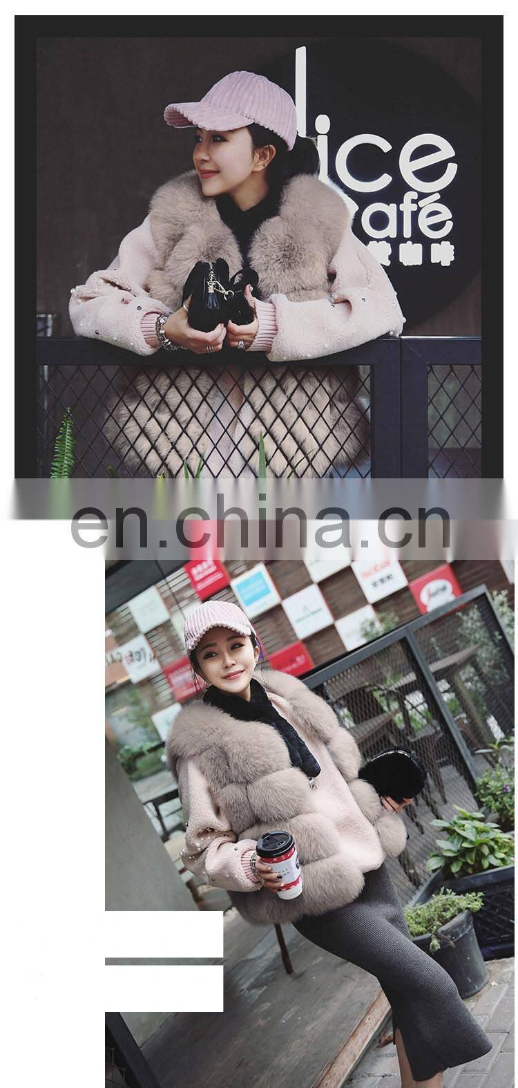Factory Wholesale New Fashion Sleeveless Lady Winter Fur Vest Real Fox