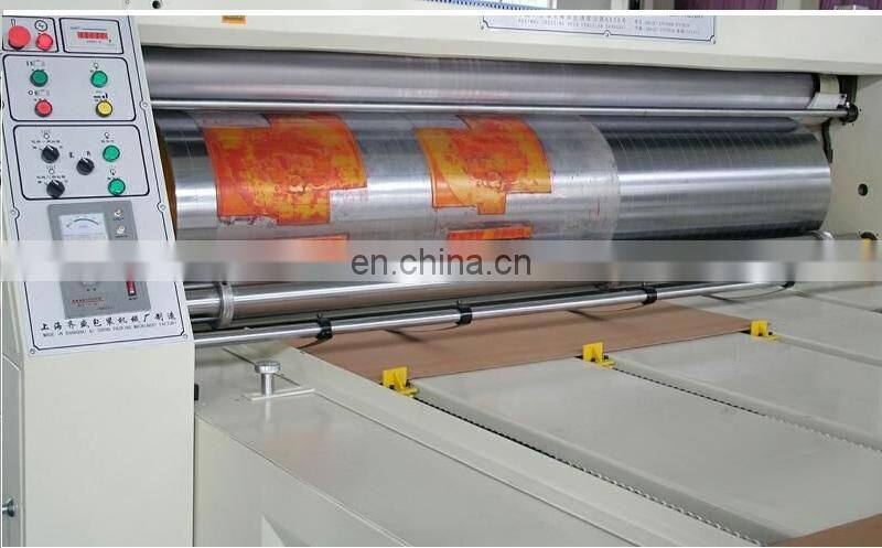 High quality with CE corrugated cardboard boxes making machinery du carton