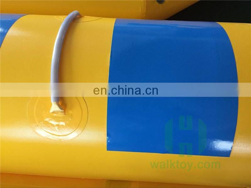 HI newest 0.65mm PVC sea inflatable banana boat, flying banana boat for adult