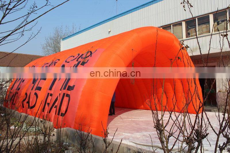 costomized new style multicolor giant entrance inflatable tunnel tent for sale