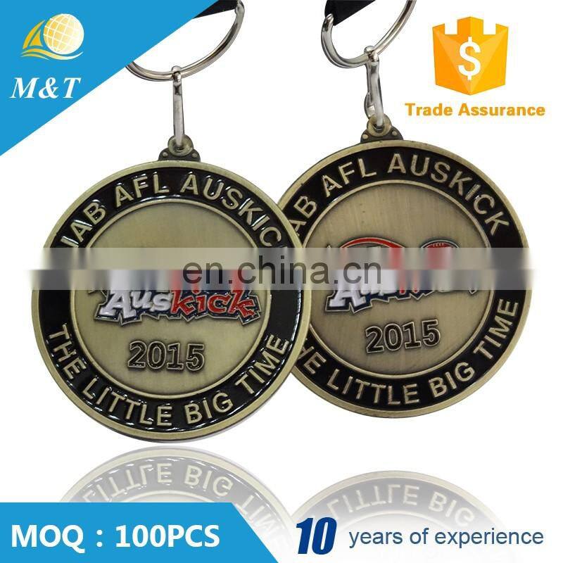 Heat Transfer Printing Custom Brass Die Struck Medal