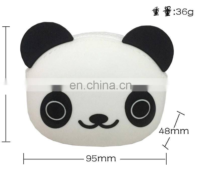 Fashion Girls Clutch Coin Bag Promotion Kawaii Animal Cartoon Silicone Wallet Purse